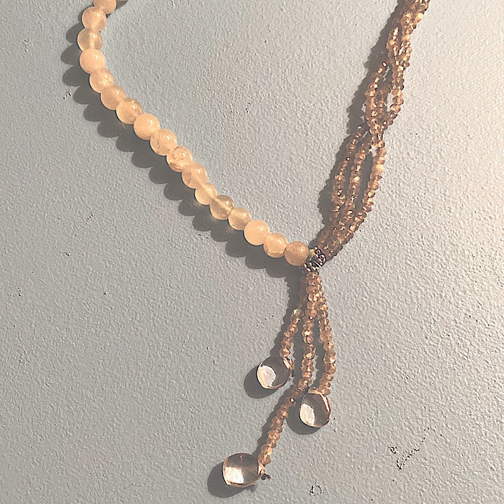 LABRADORITE & AQUAMARINE Necklace - Picture 13 of 14